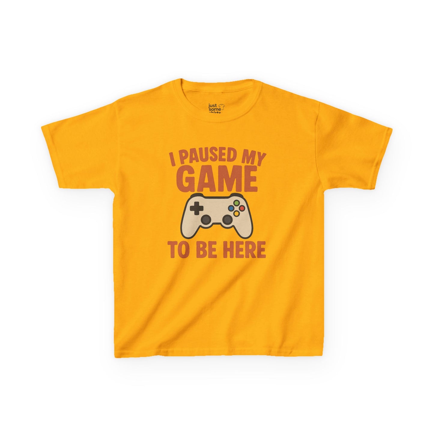I Paused My Game to Be Here Kids T-Shirt