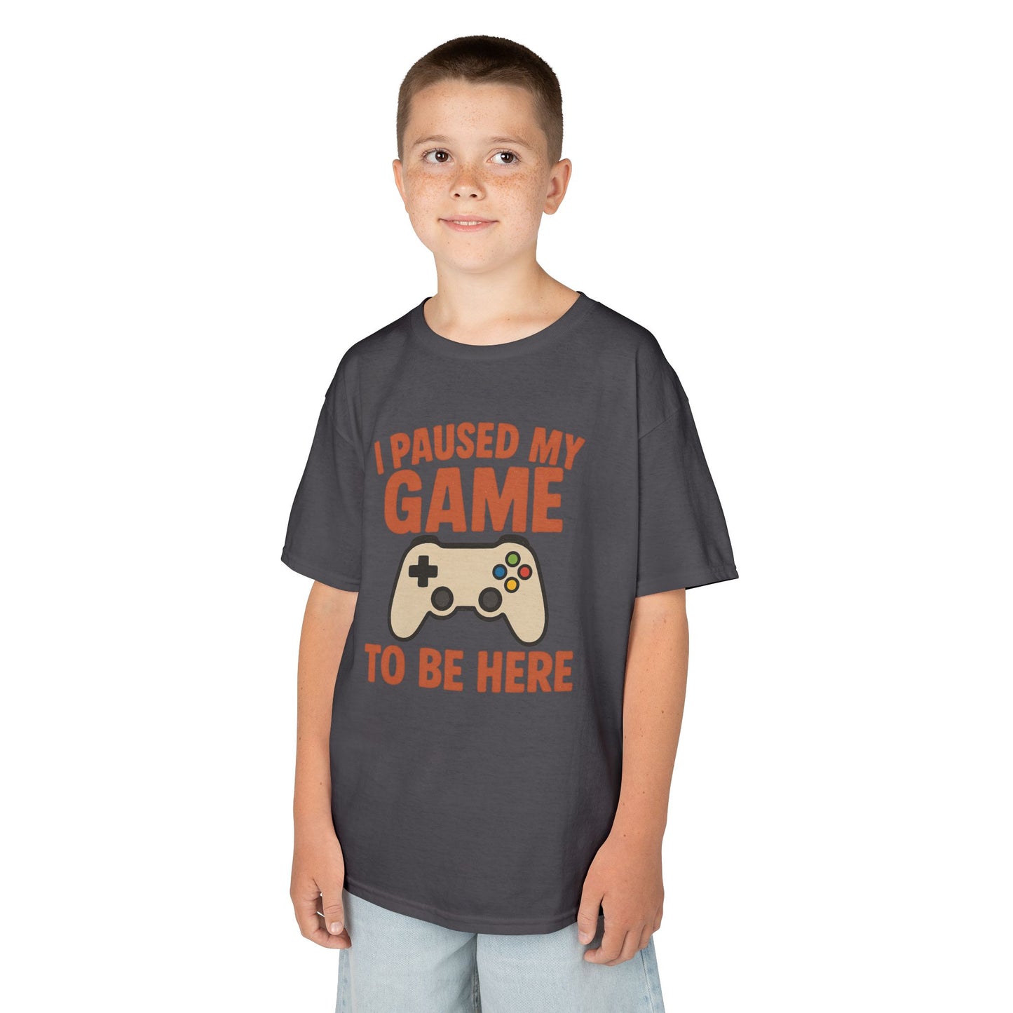 I Paused My Game to Be Here Kids T-Shirt