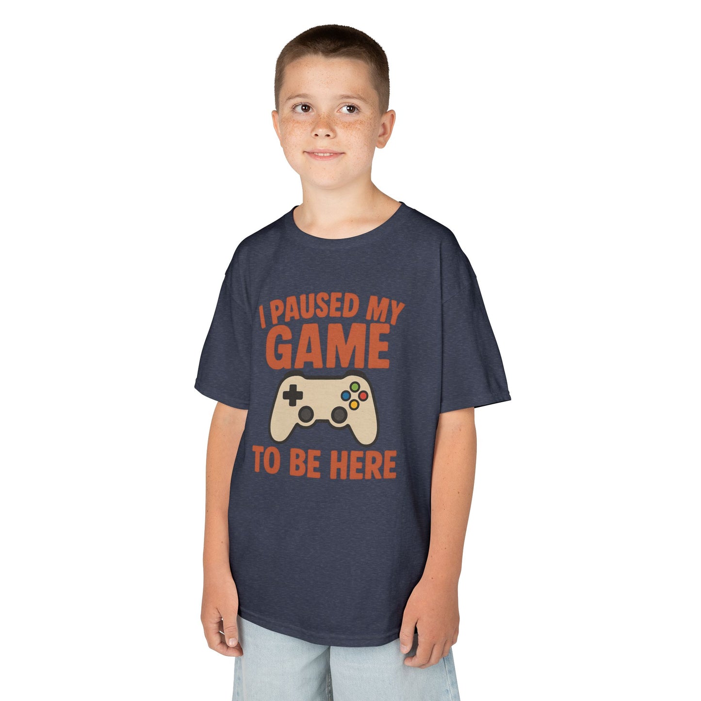 I Paused My Game to Be Here Kids T-Shirt