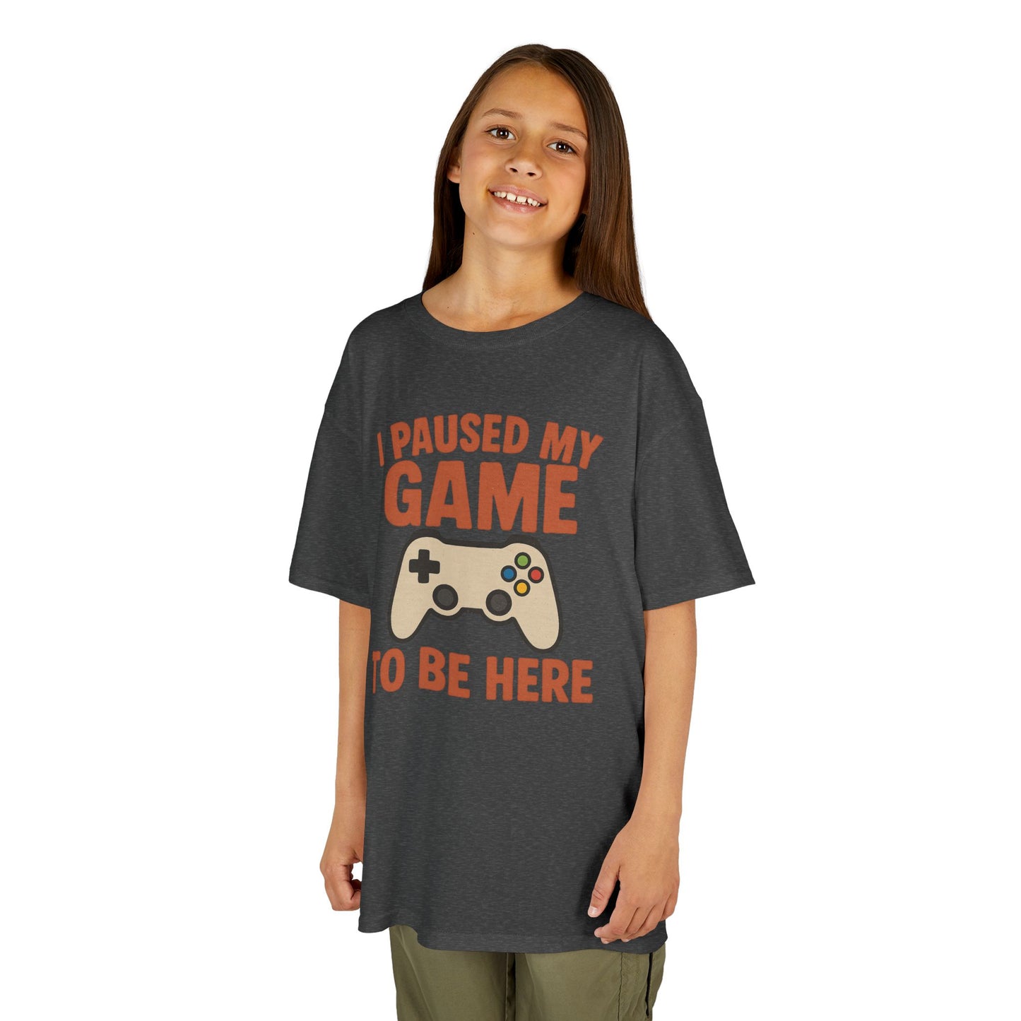 I Paused My Game to Be Here Kids T-Shirt