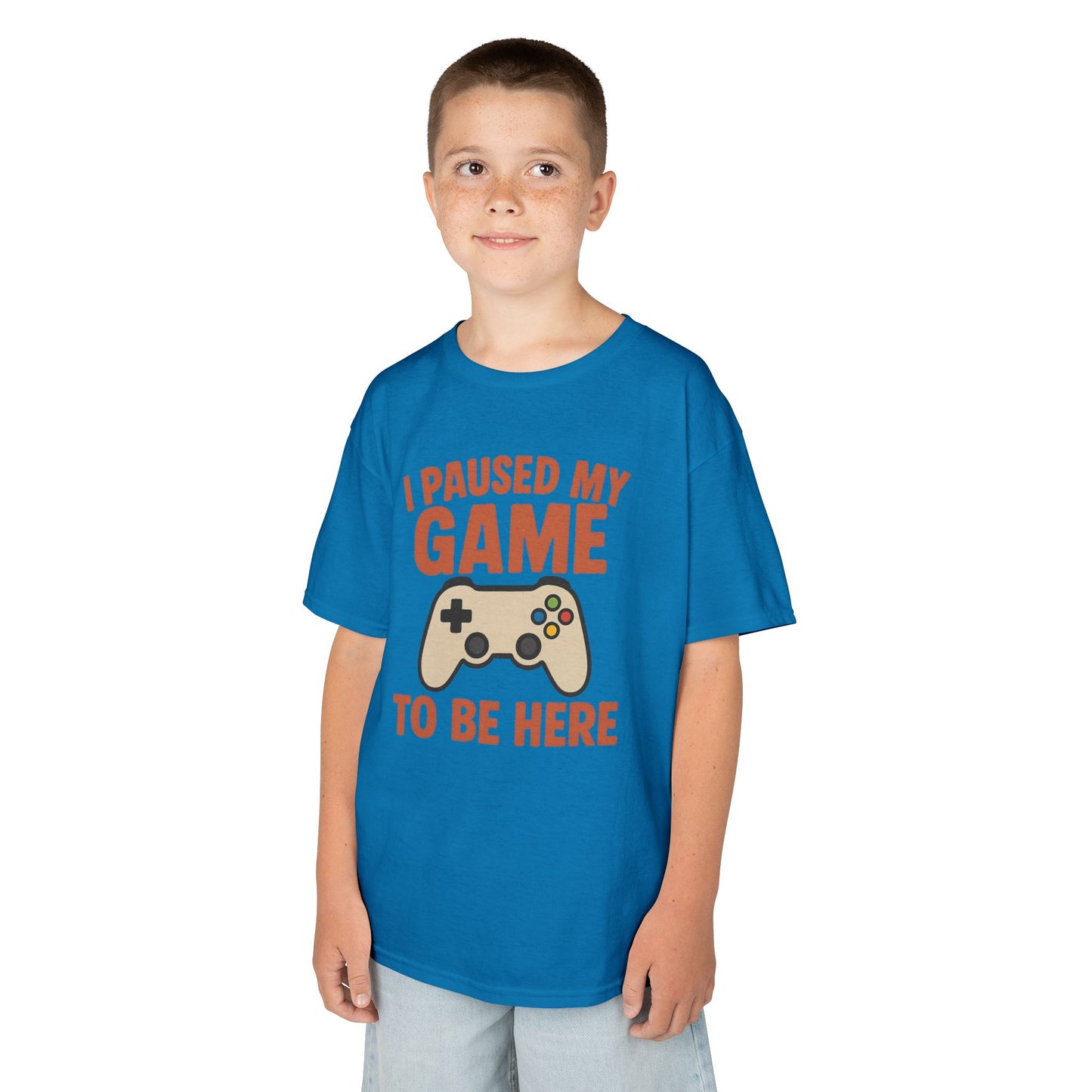 I Paused My Game to Be Here Kids T-Shirt